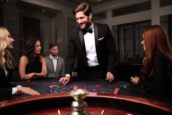 A person using their device against a moody casino-themed background, illustrating the smooth re-entry process at CD444.